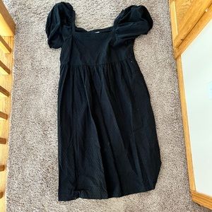 black long target dress